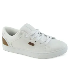 011155, Levi's, Jeffrey 501 - Men's Sneakers (Low Top) - White/Tan