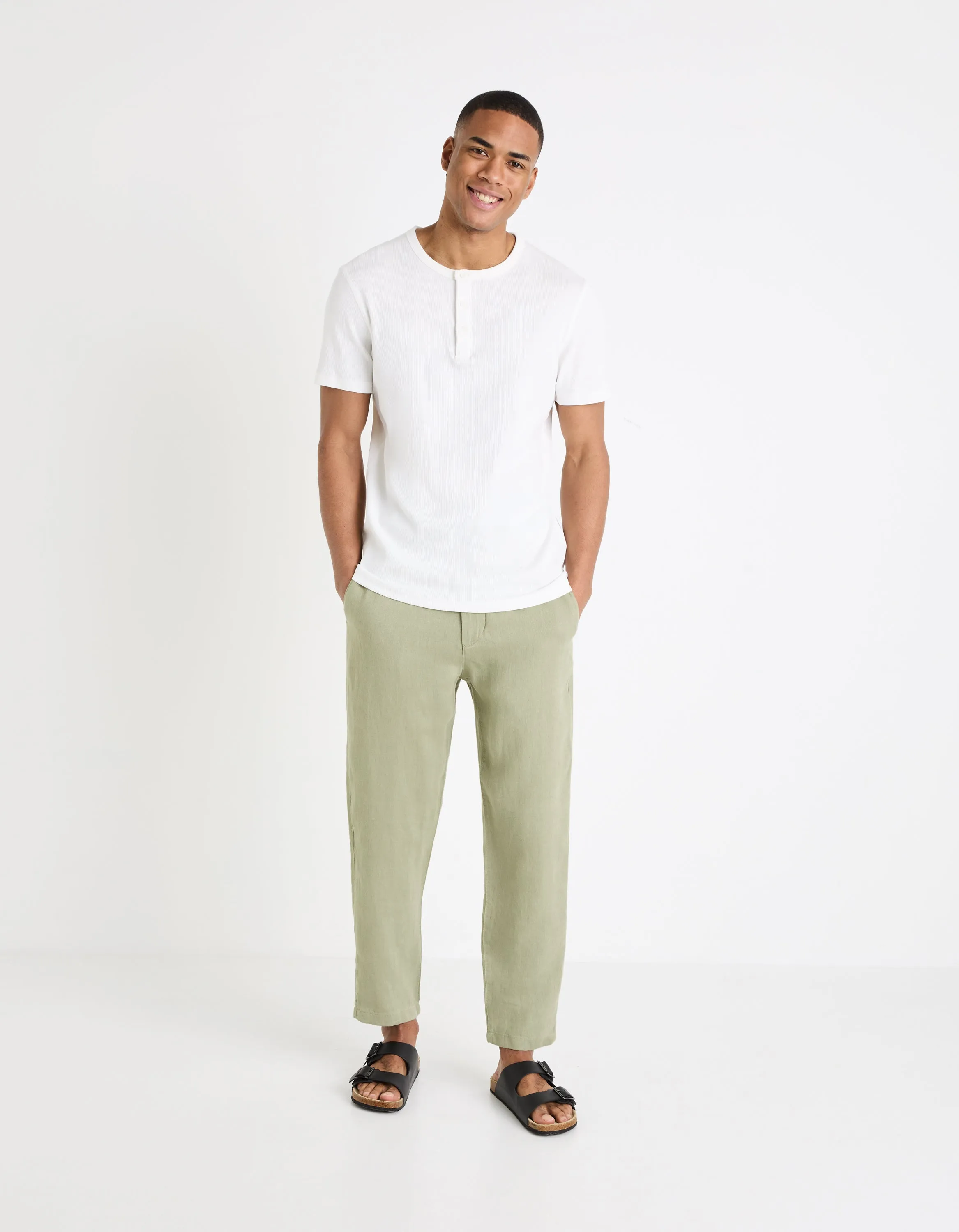 24h pants 100% linen