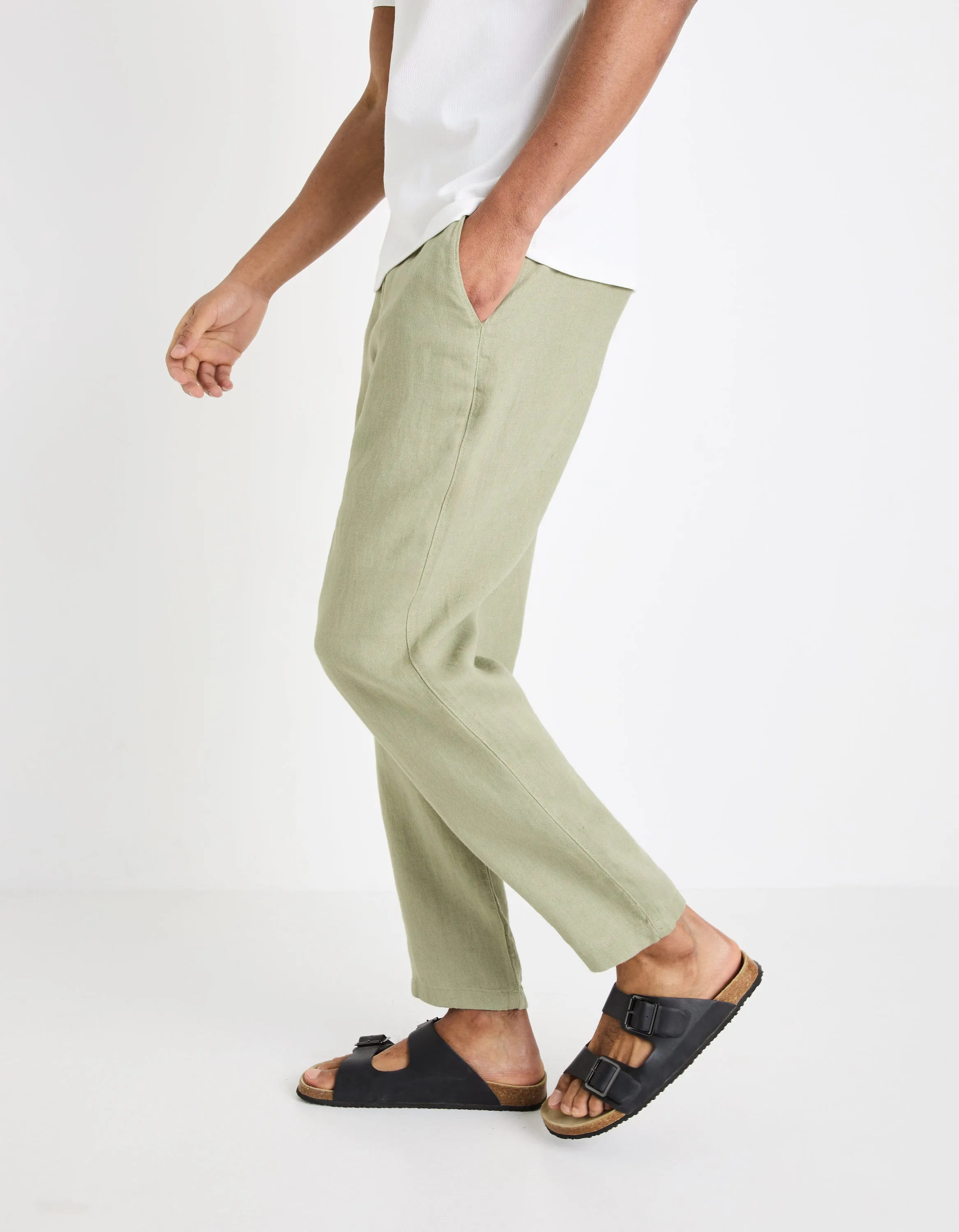 24h pants 100% linen