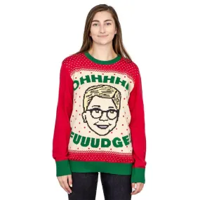 A Christmas Story Ohhhh Fuuudge! Ralphie Ugly Christmas Sweater