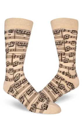 A Genius Composition Men's Music Socks