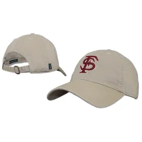 Adjustable Relaxed Twill Cap with Interlock FS Khaki by Legacy