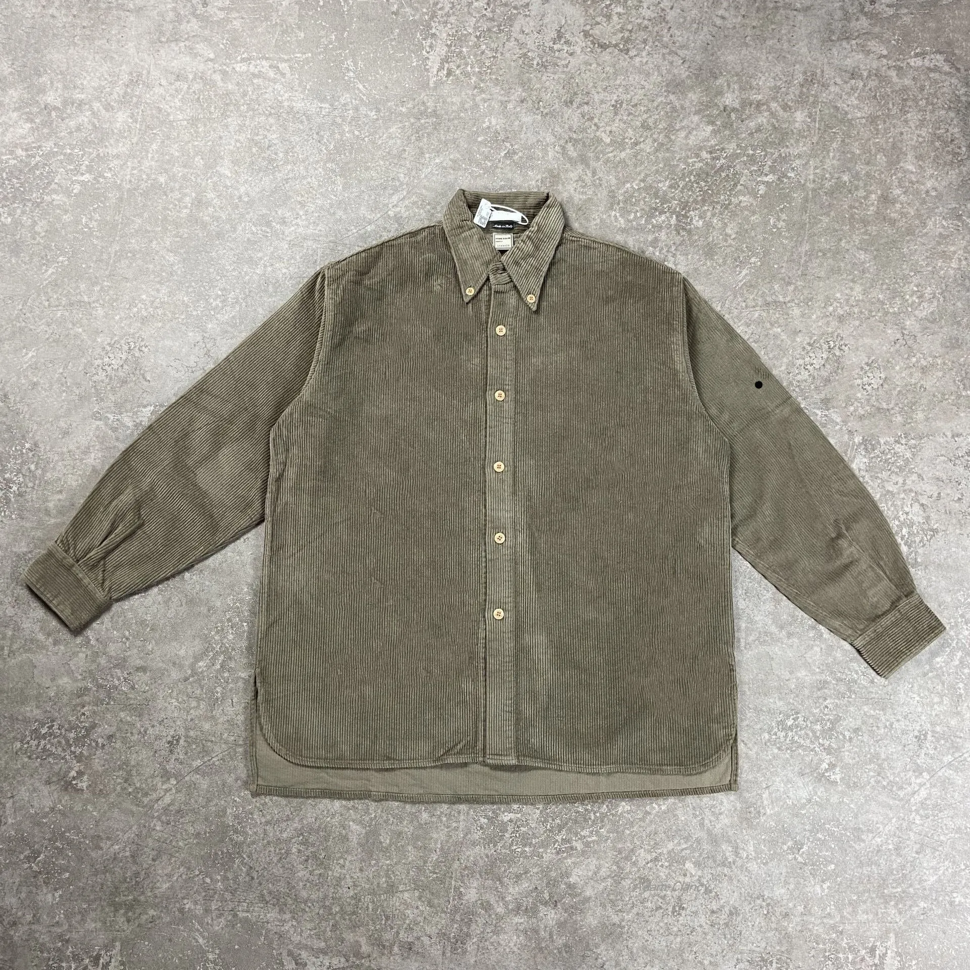 Aidase New Classic Compass Armband Embroidered Retro Corduroy Shirt Men Women Loose Retro Casual Men Jackets Coats Shirts