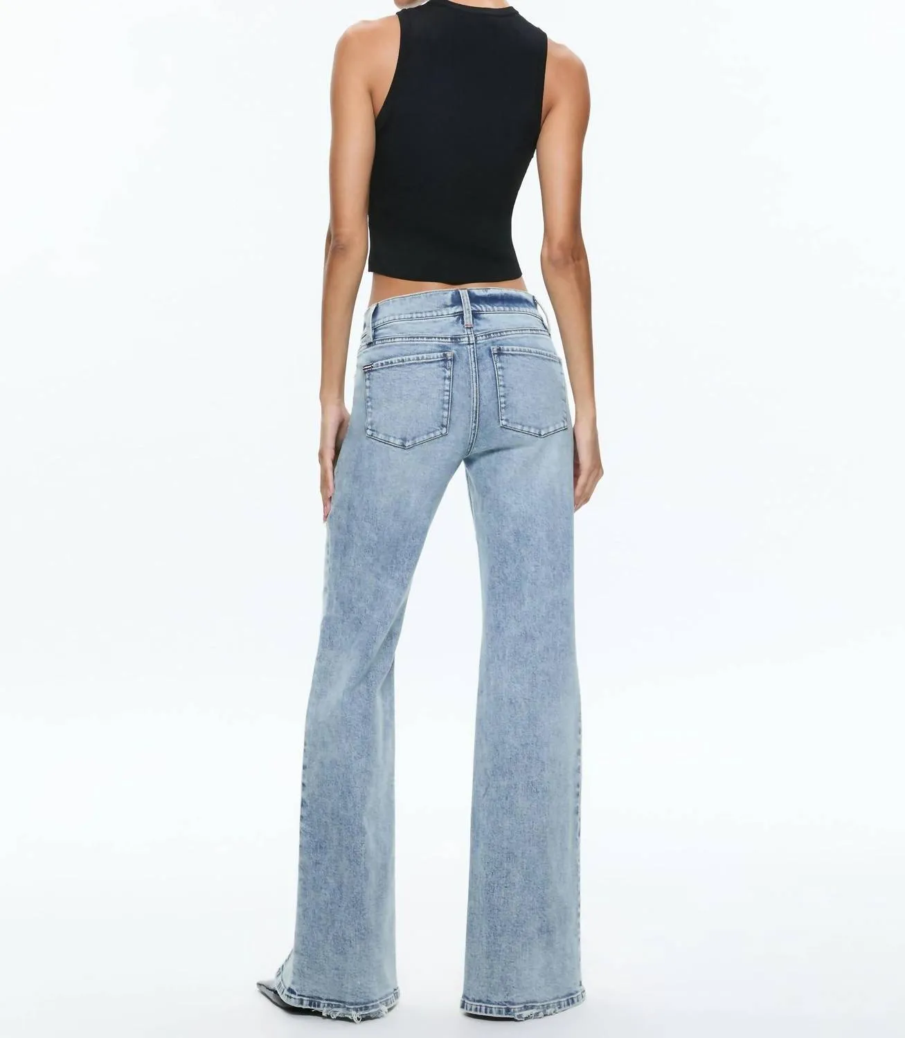 Alice   Olivia - Winslow Slim Slit Jeans