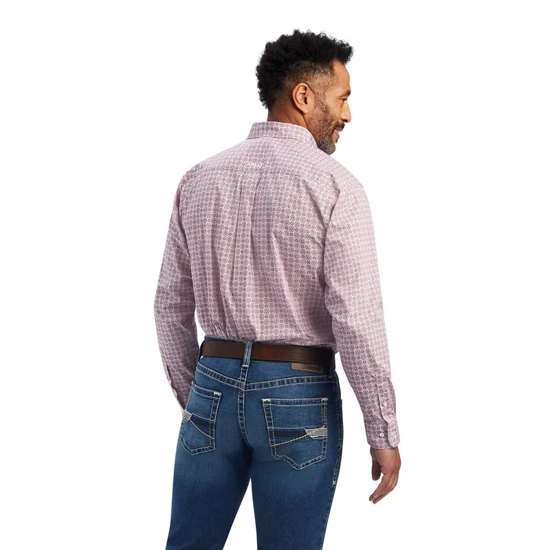 'Ariat' Men's Pro Series Filmore Classic Fit Button Down - Lilac