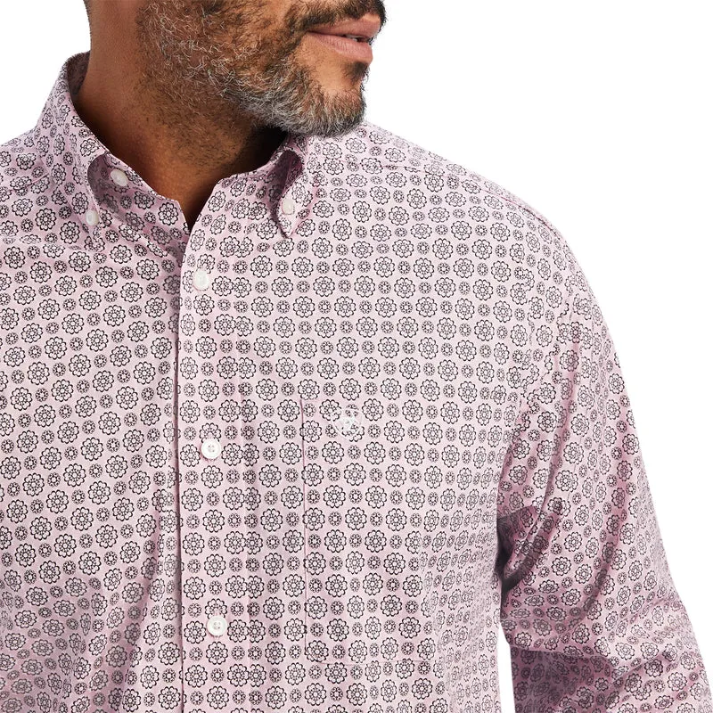 'Ariat' Men's Pro Series Filmore Classic Fit Button Down - Lilac
