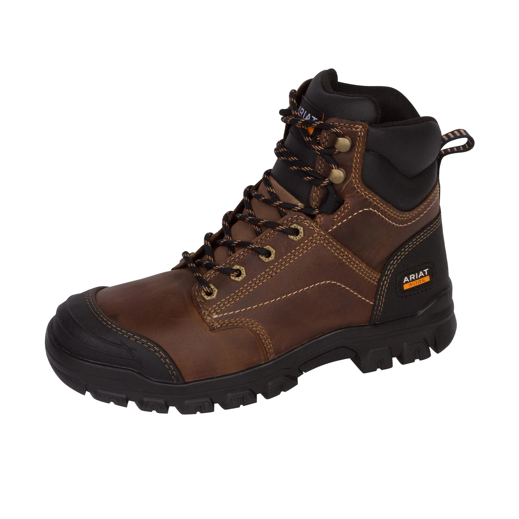 Ariat Treadfast 6 Inch Soft Toe Distressed Brown