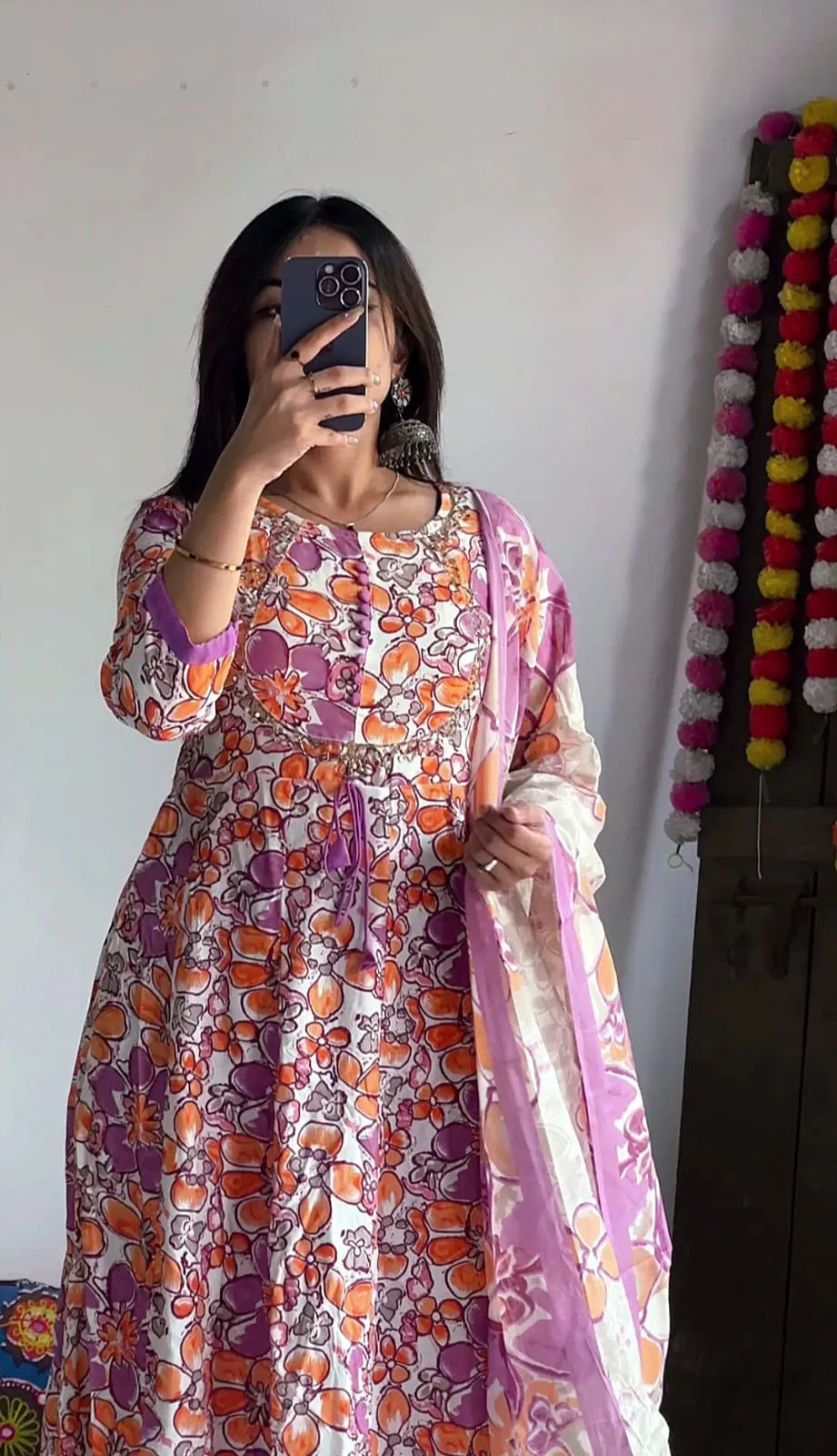 Beautiful Designer Party Wear Summer Special Plus Size Cotton Salwar Suit