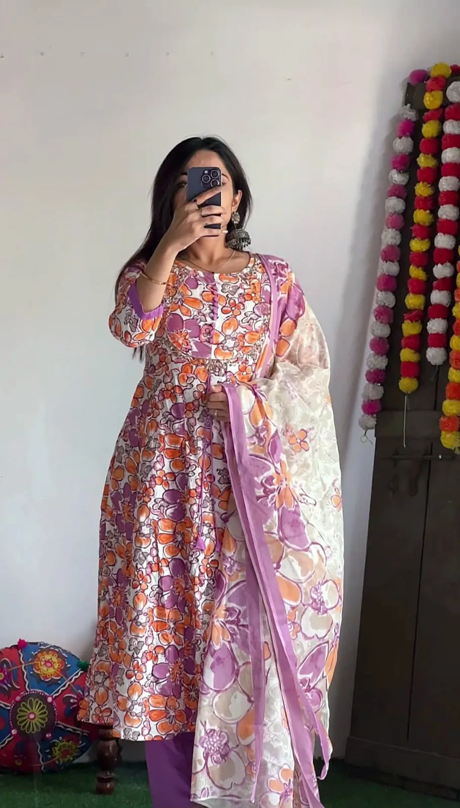 Beautiful Designer Party Wear Summer Special Plus Size Cotton Salwar Suit
