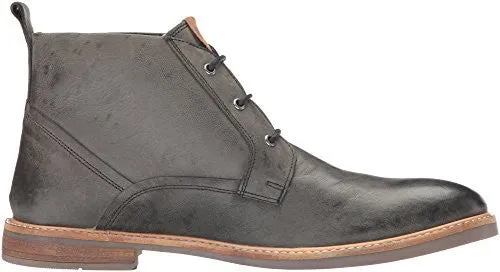 BEN SHERMAN MEN'S LUKE DISTRESSED CHUKKA BOOT, BLACK, 7 M US