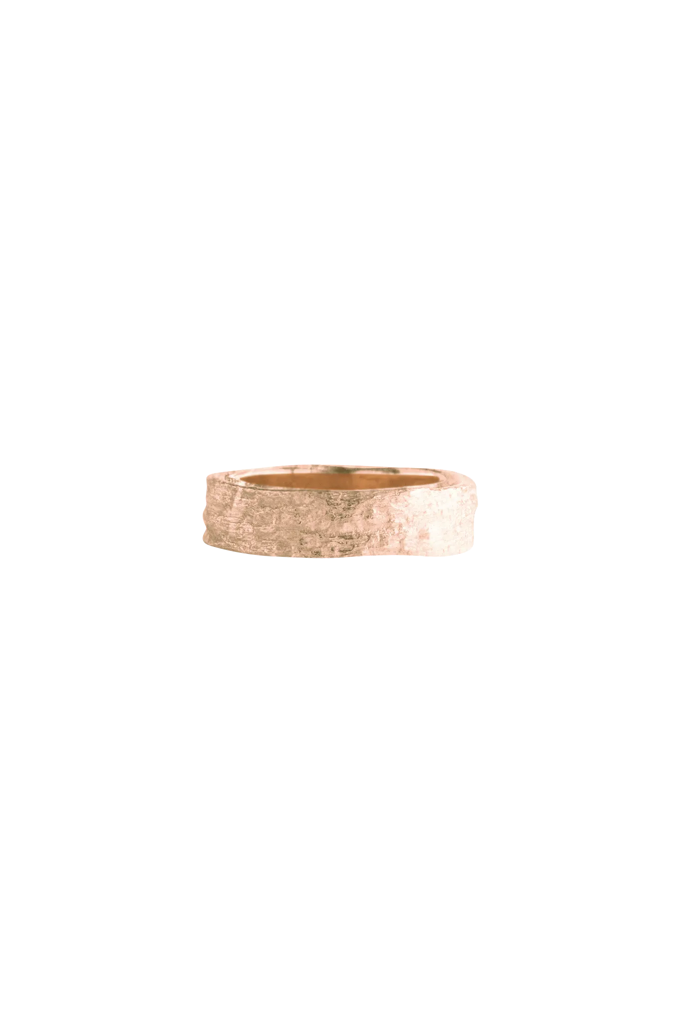 Bermuda Textures ~ Palm Tree Trunk Gold Ring