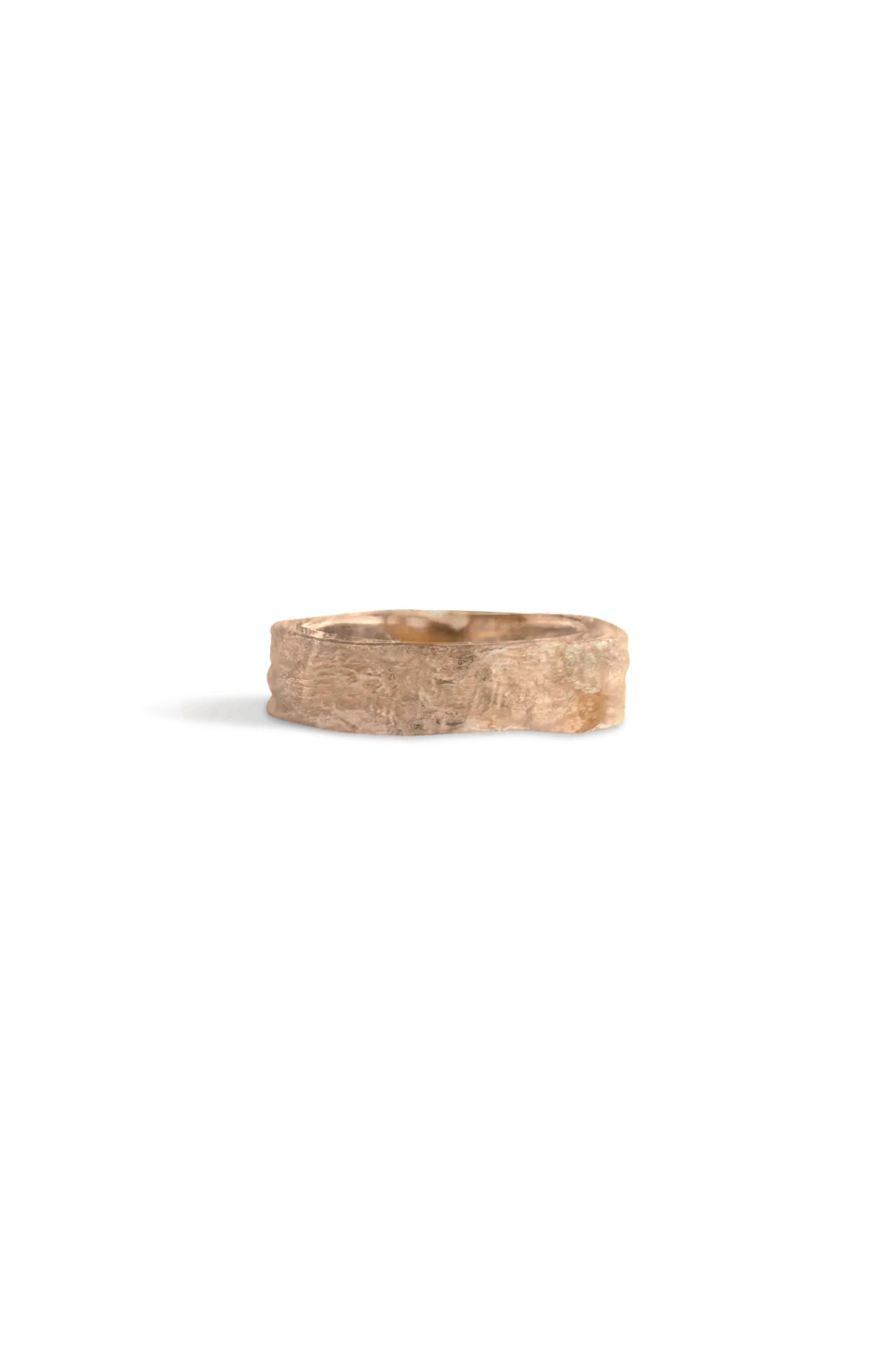 Bermuda Textures ~ Palm Tree Trunk Gold Ring