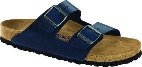 Birkenstock Arizona Blue Oiled Leather Soft Footbed