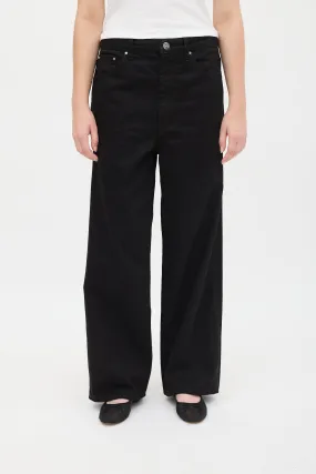Black Flair Wide Leg Jean
