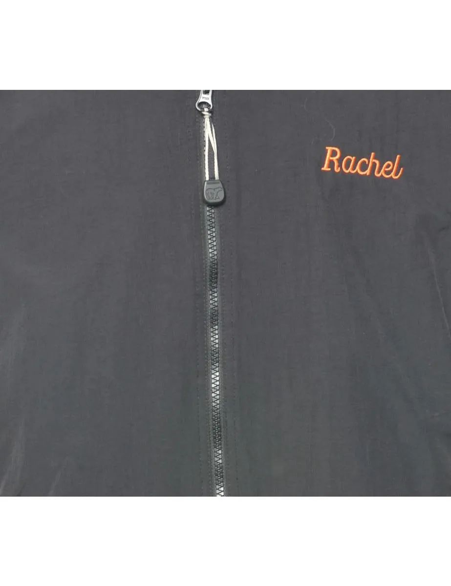 Black Lennox Nylon Jacket - M
