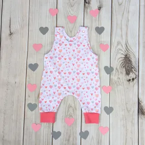 Blushing Hearts Romper