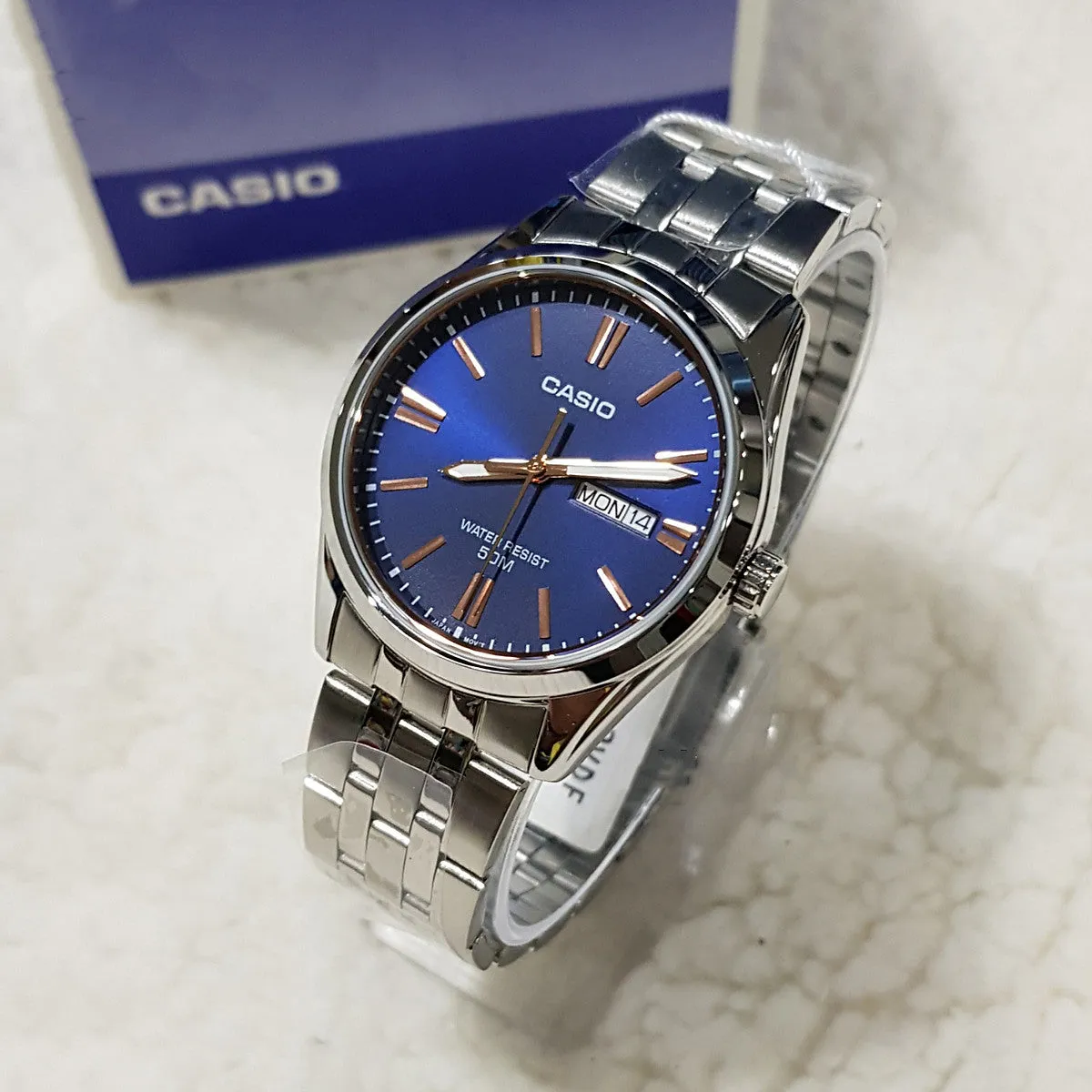 Casio - MTP-1335D-2A2VDF - Stainless Steel Wrist Watch for Men