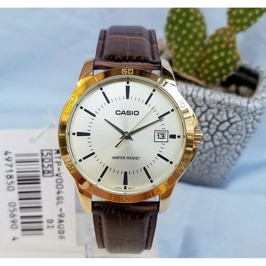 Casio - MTP-V004GL-9AUDF - Stainless Steel Wrist Watch for Men
