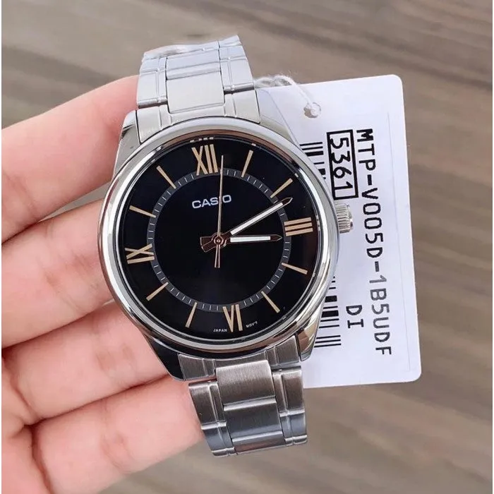 Casio - MTP-V005D-1B5UDF - Stainless Steel Wrist Watch for Men