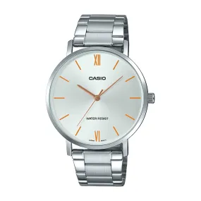 Casio - MTP-VT01D-7BUDF - Stainless Steel Wrist Watch for Men