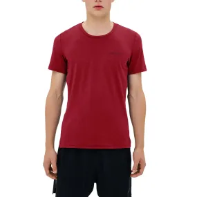 CEP Men's The Run Shirt Round Neck Short Sleeve v5 - Dark Red