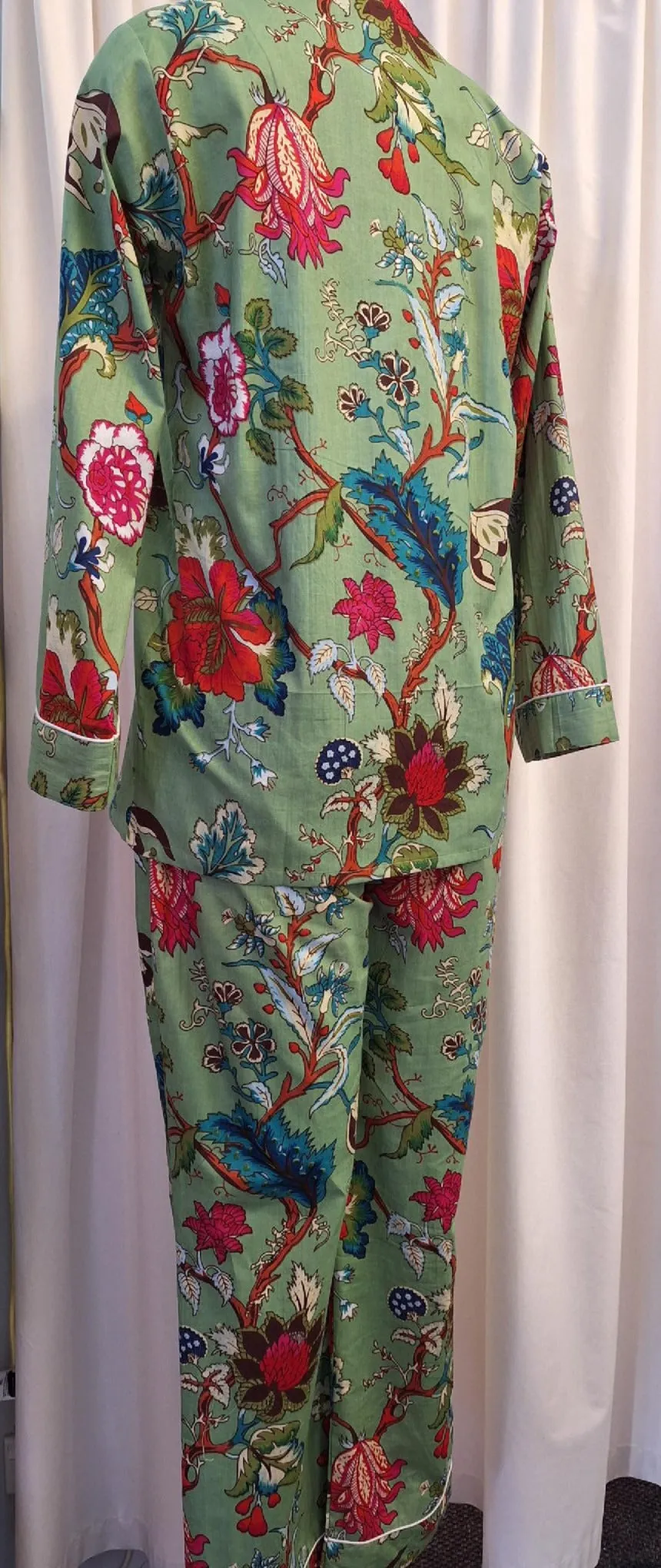 Cotton Pyjamas - Tree of Life, Green
