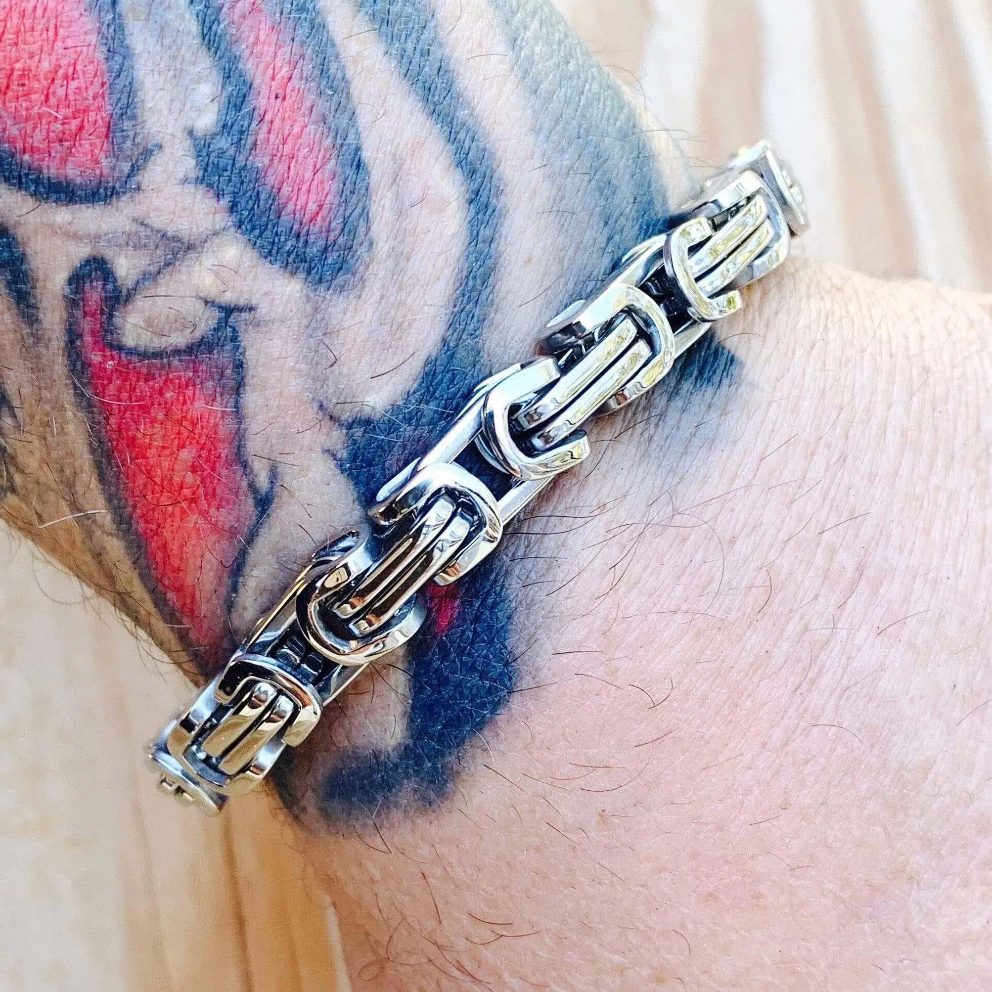 Daytona Bracelet- Silver - Deluxe - 1/4 inch wide - B44