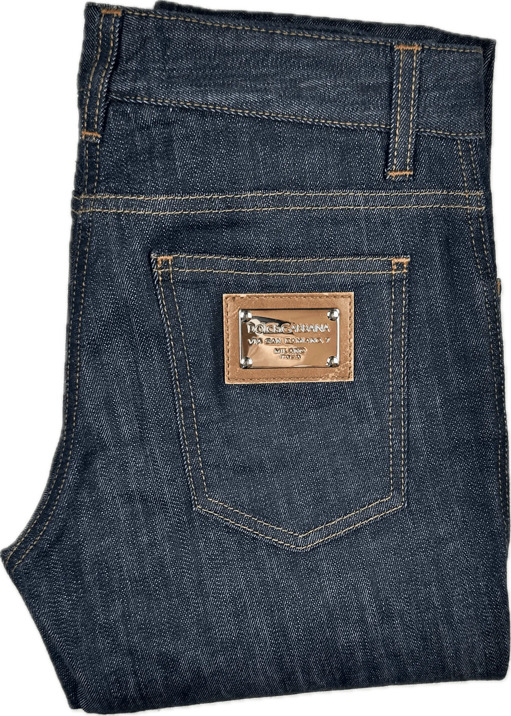 Dolce & Gabbana D&G Dark Wash Slim Straight Jeans - Size 8