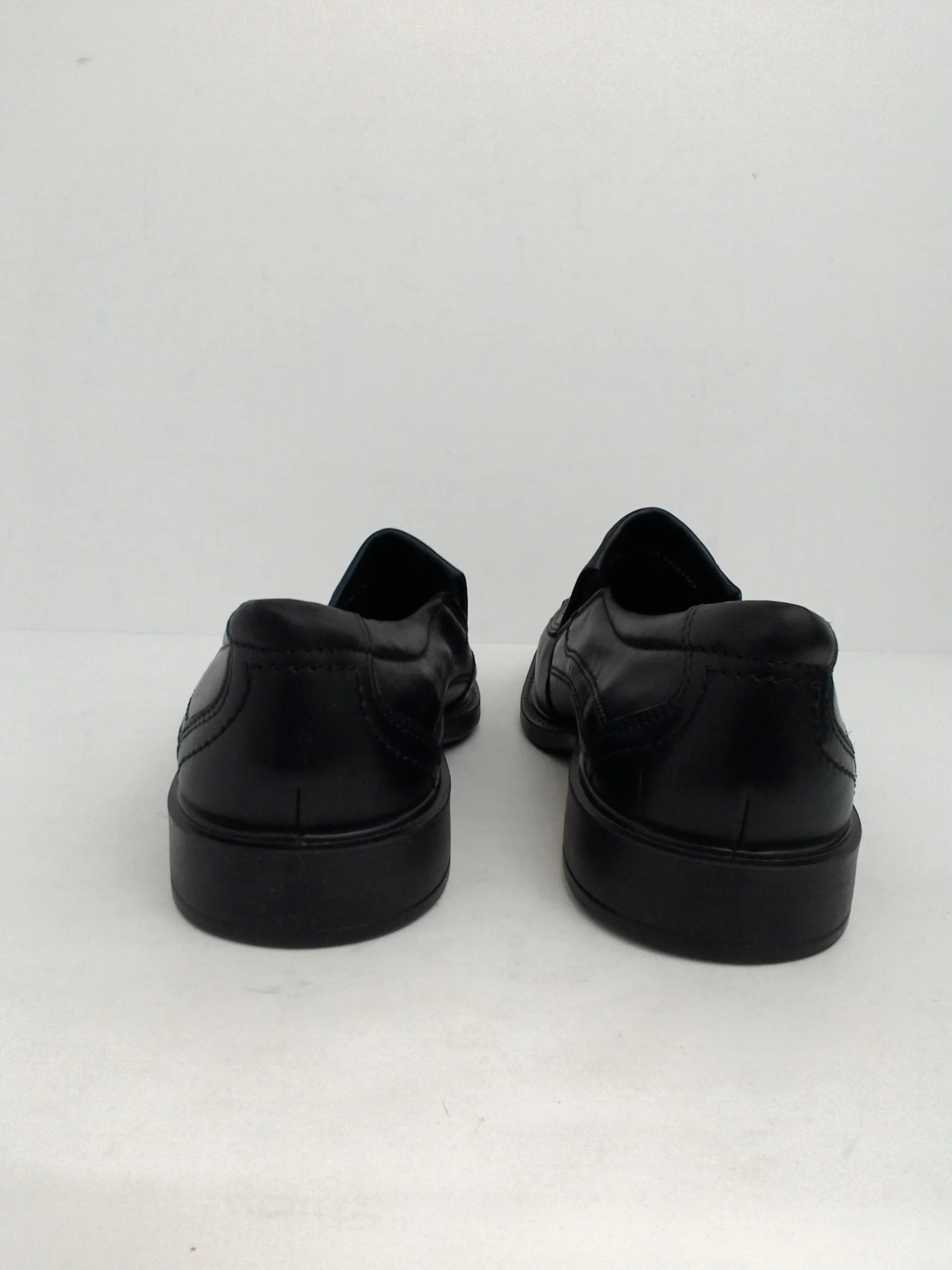 Ecco Men's Black Leather Slip-On Size Size 8.5