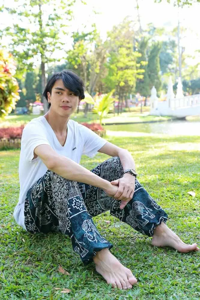 Elephant Printed HIPPIE PANTS MEN