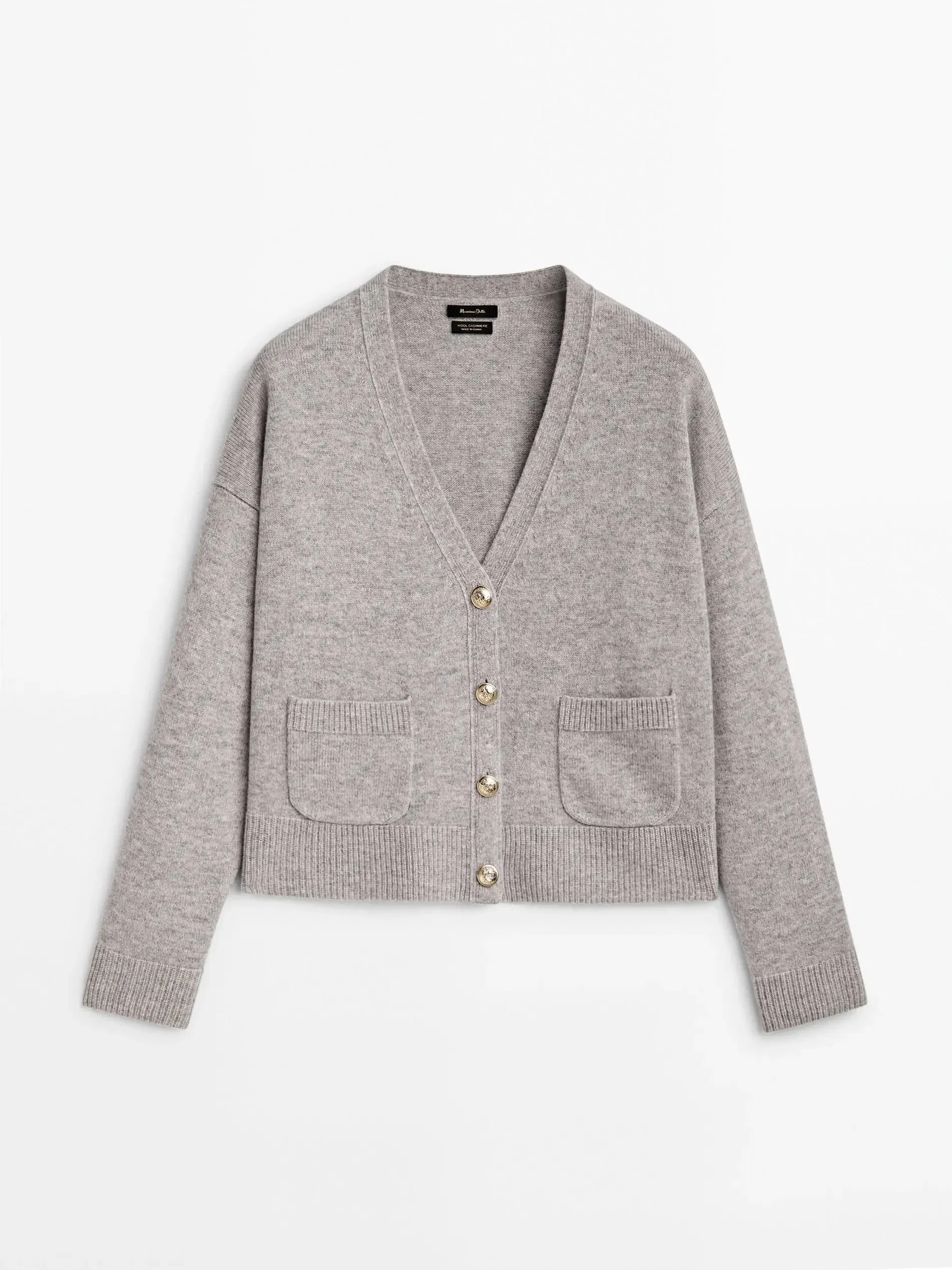Ethereal Minimalist V-neck Cardigan