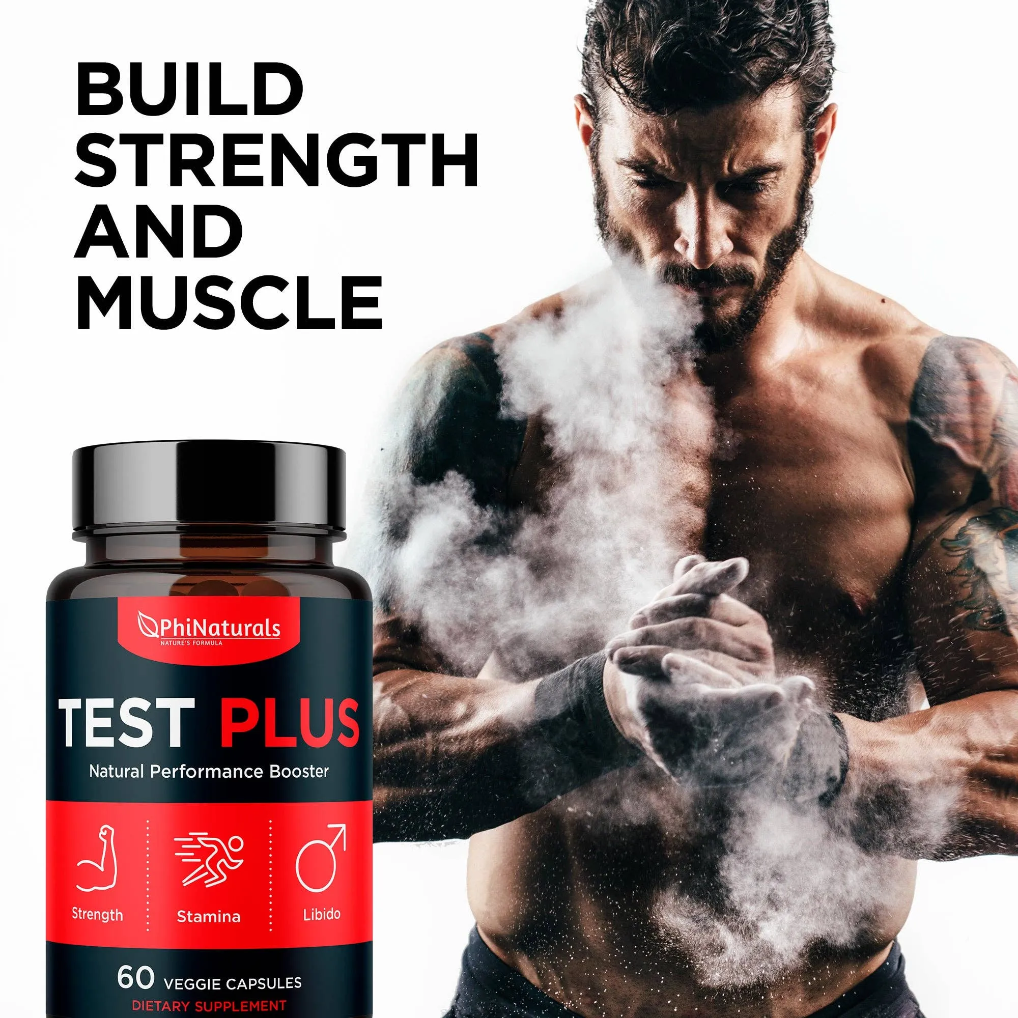 Excel Nutritionals LLC DBA Phi Naturals - TestPlus - Performance Enhancer: 1-Pack