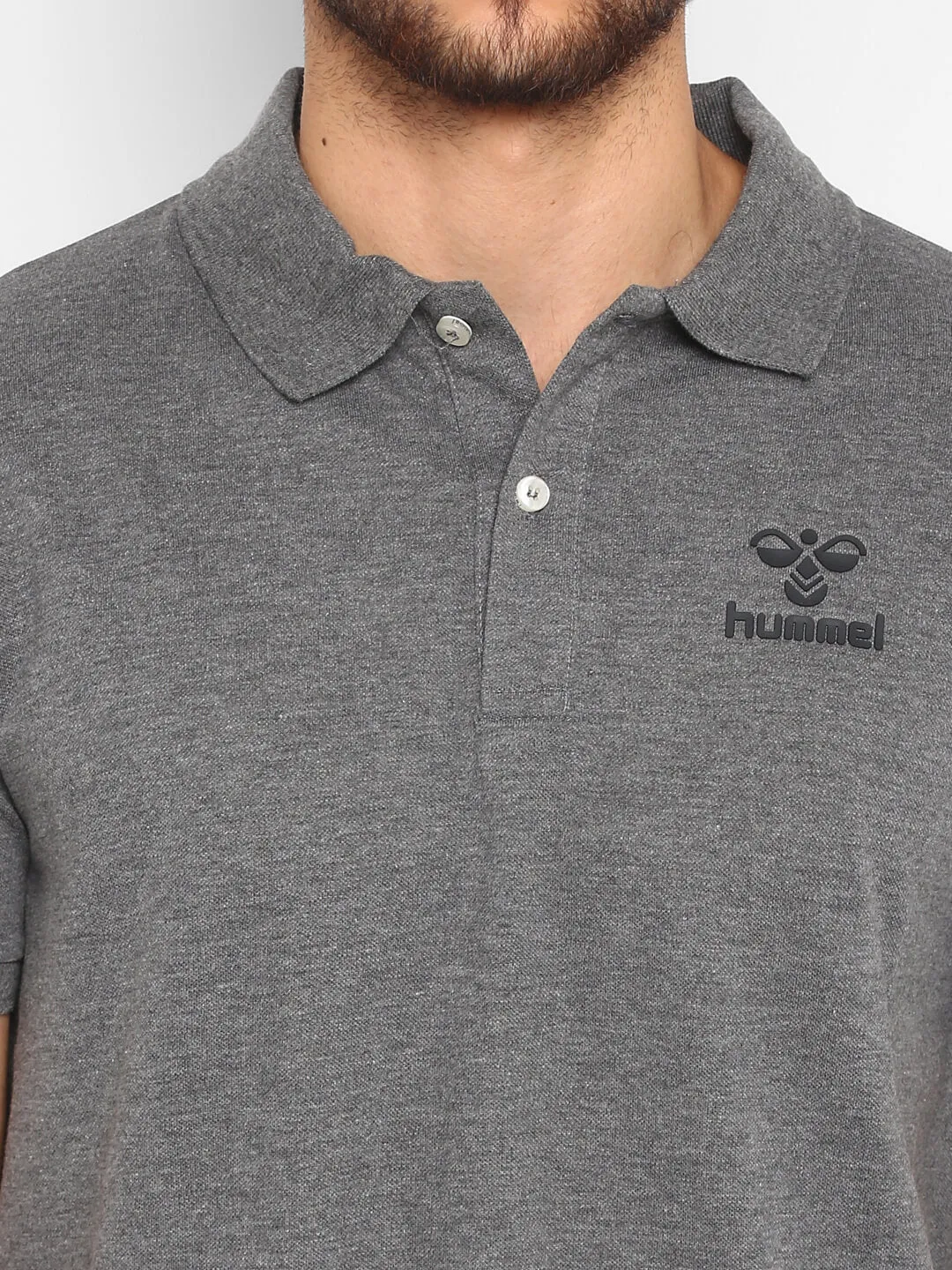 Fanen Men Grey Polo T-Shirt