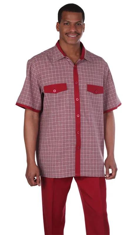 Fortino Landi 2953-BUR Mens Walking Suit