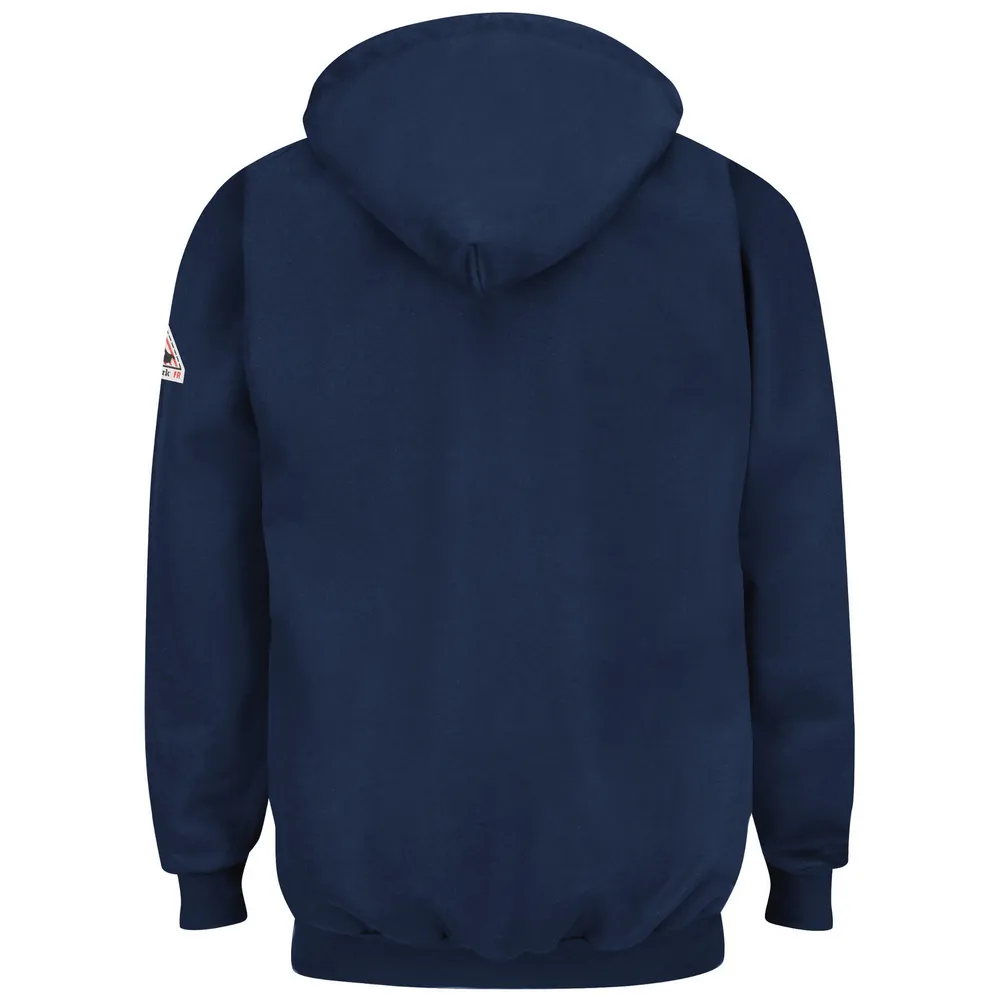 FR FLEECE HOODED SWEATSHIRT - NV-Navy | Bulwark SEH8