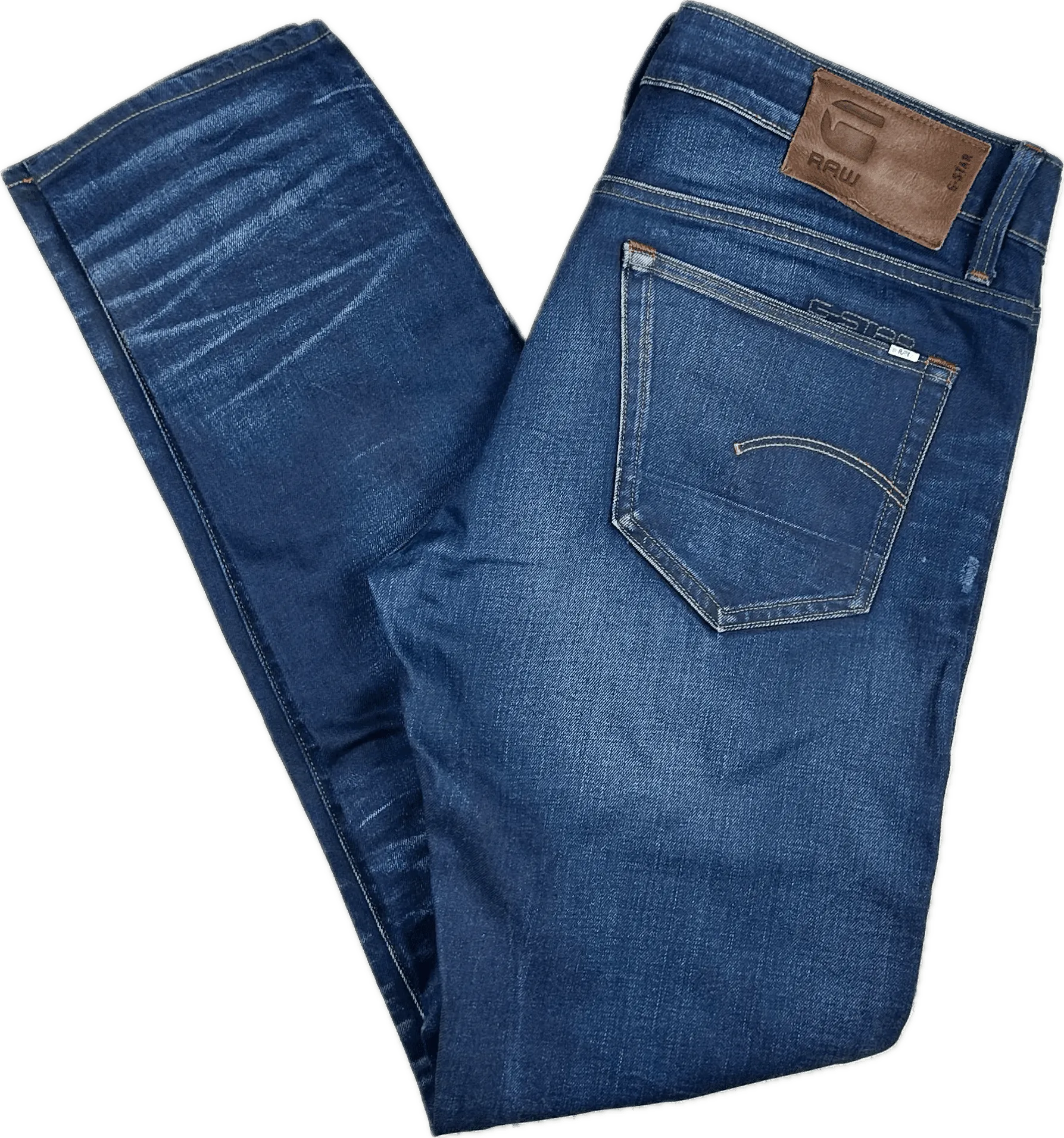 G Star  Raw Mens '3301 Slim' Jeans -Size 31/34