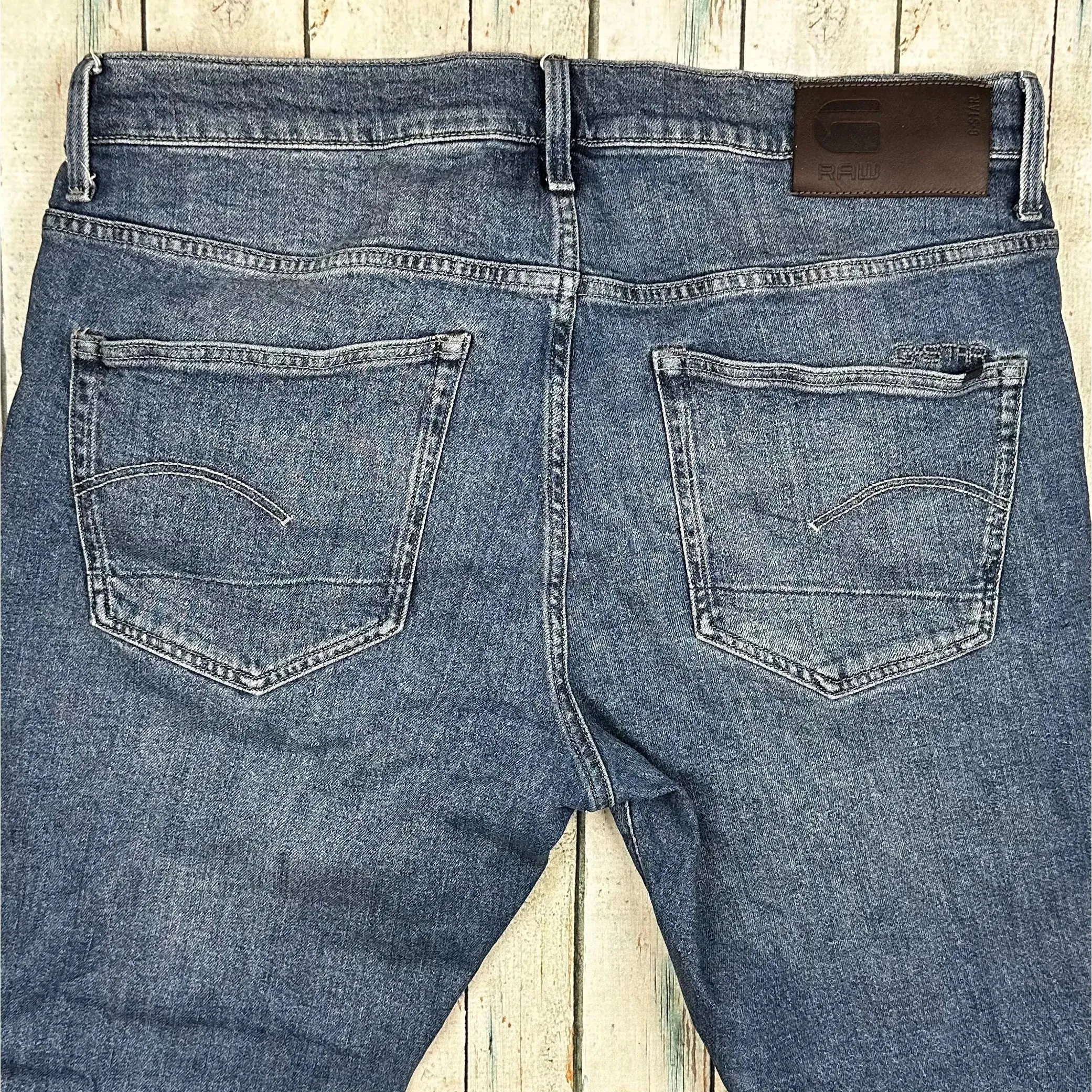 G Star  Raw Mens '3301 Slim' Jeans -Size 36/32