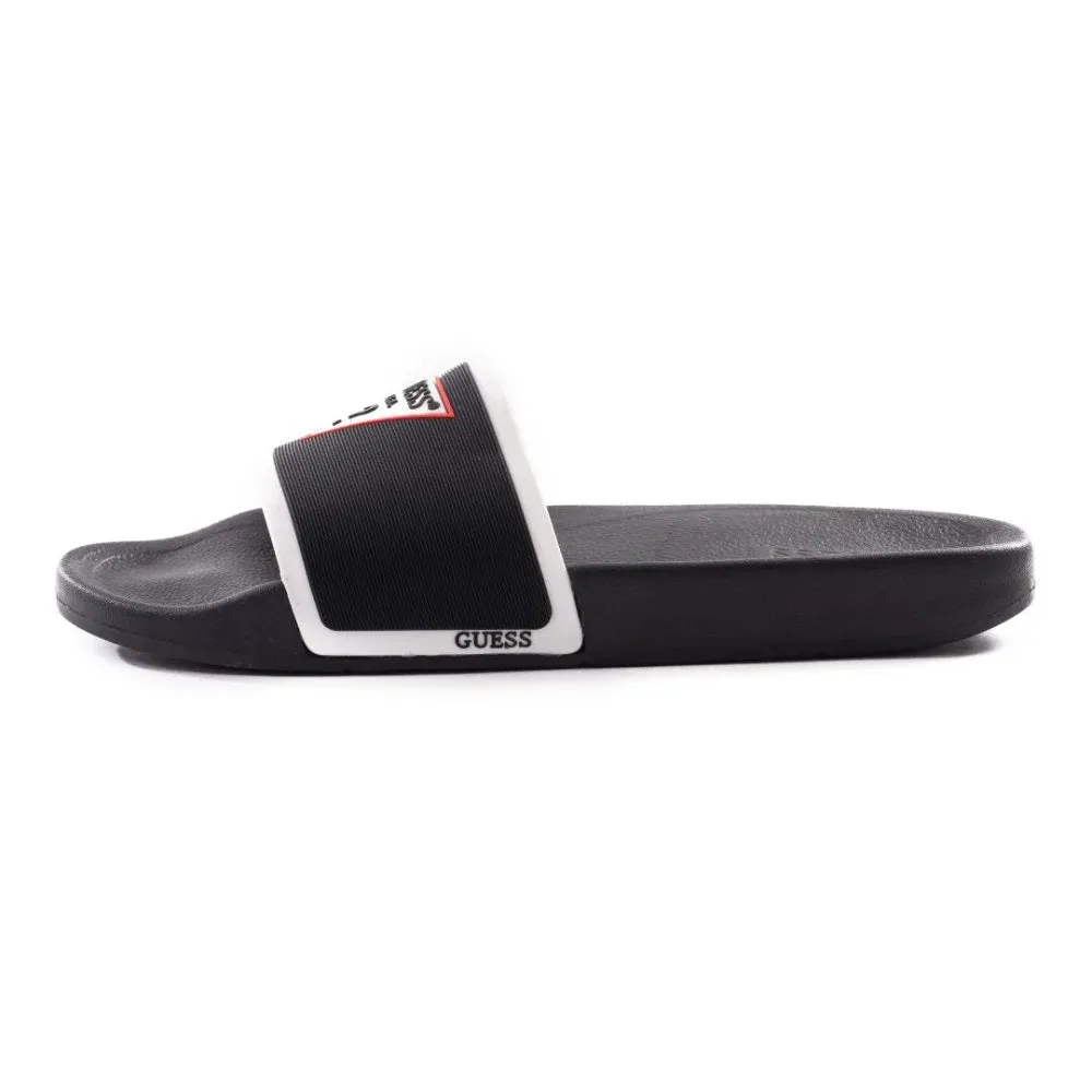 GUESS Eruba Mens Logo Sneakers - Black