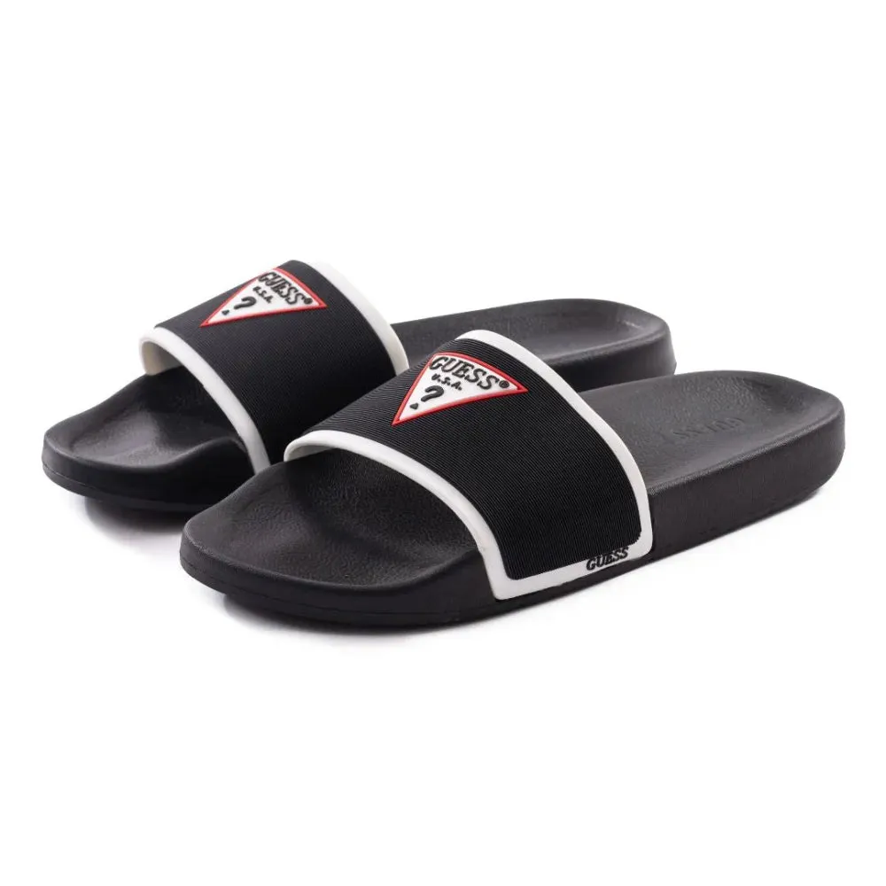 GUESS Eruba Mens Logo Sneakers - Black