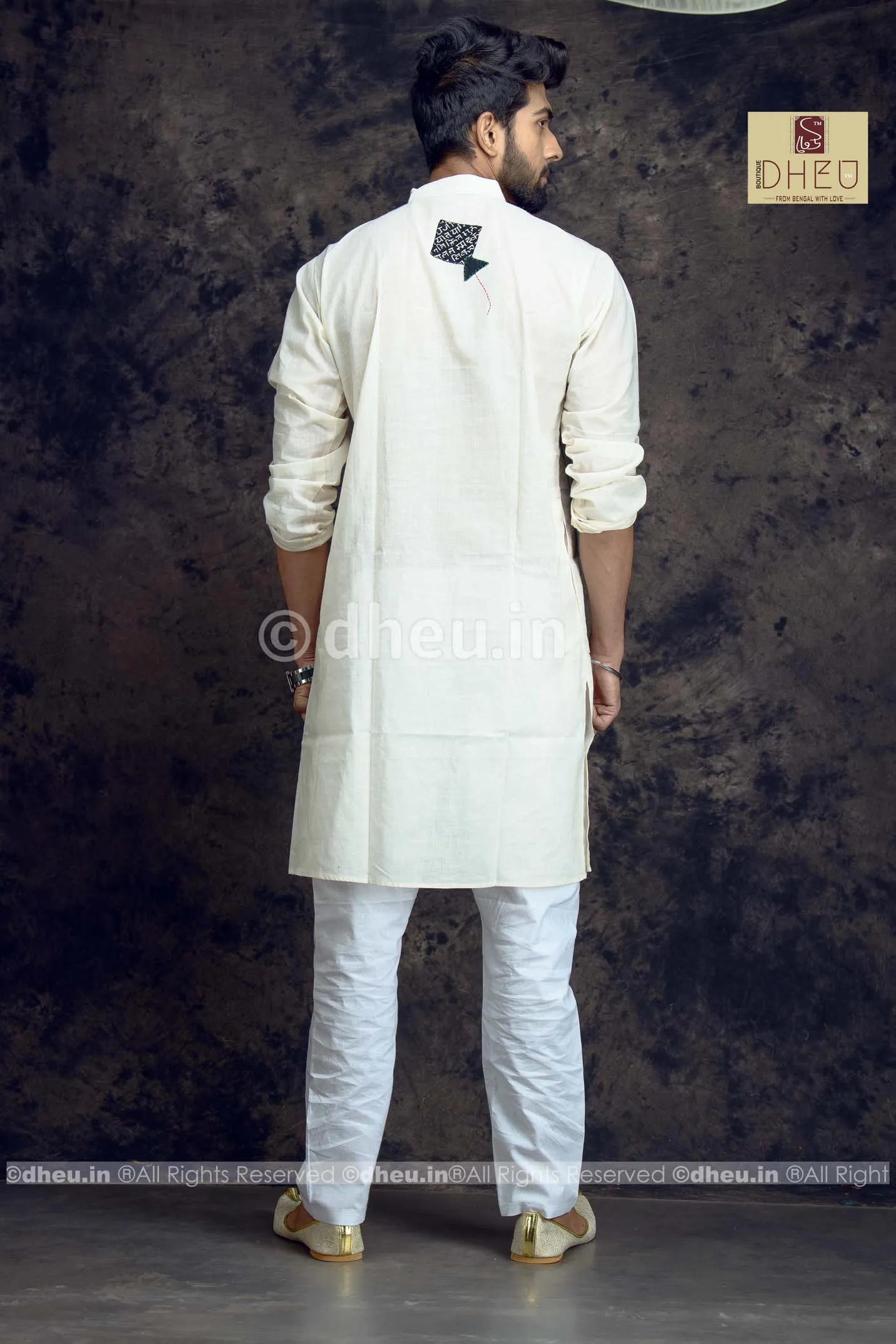 Handcrafted Kite Kurta for Men -BDK7010