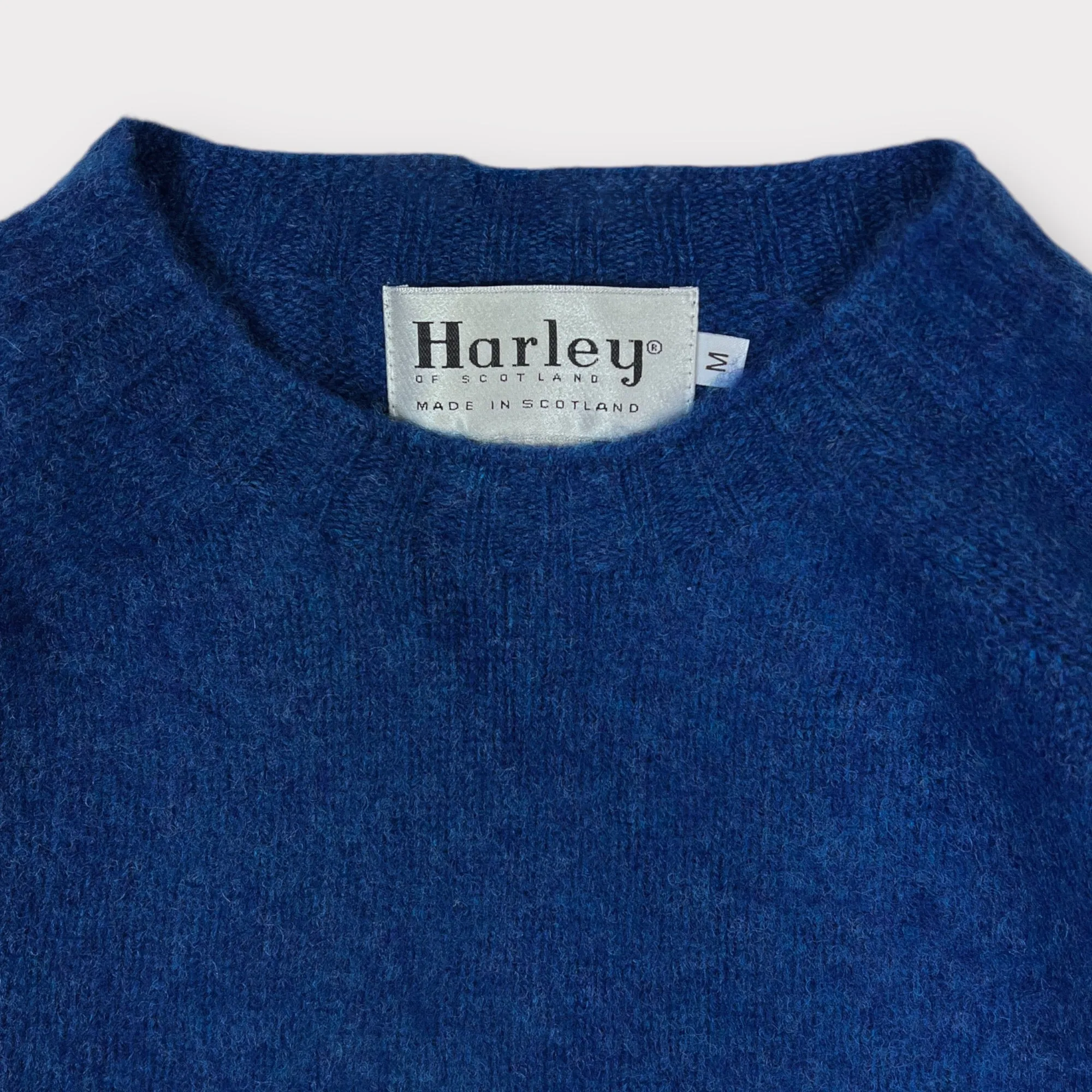 Harley of Scotland Ocean Force Shaggy New Wool Sweater