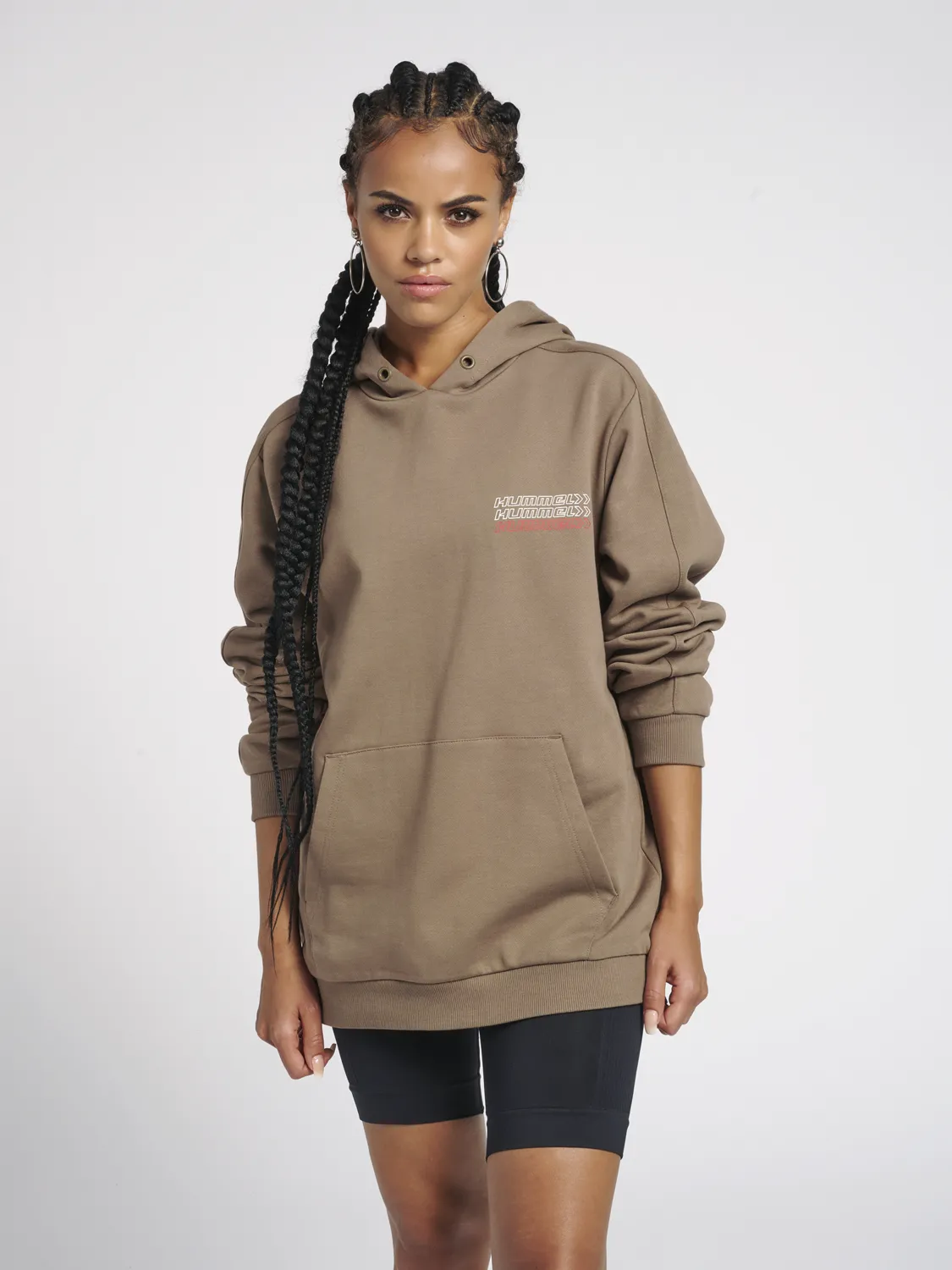 Hummel hmlDENNIS Hoodie - Walnut