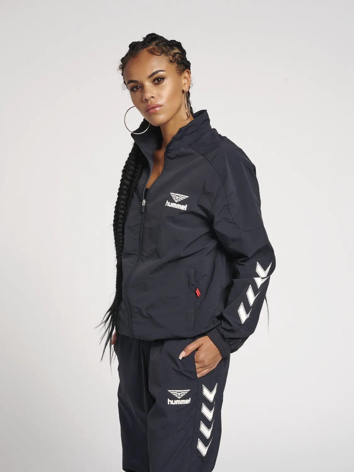 Hummel hmlNIKKI Zip Jacket - Dark Navy