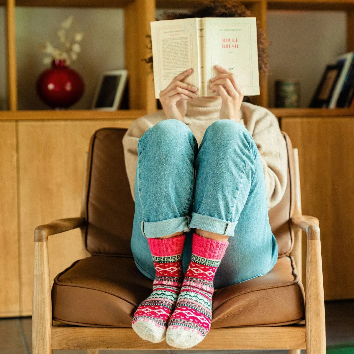 Ida Fair Isle Nordic Woollen  Socks