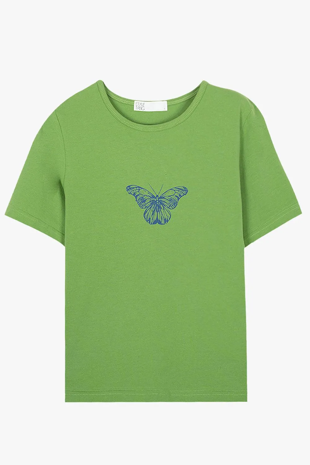 Indie Green Butterfly T-Shirt