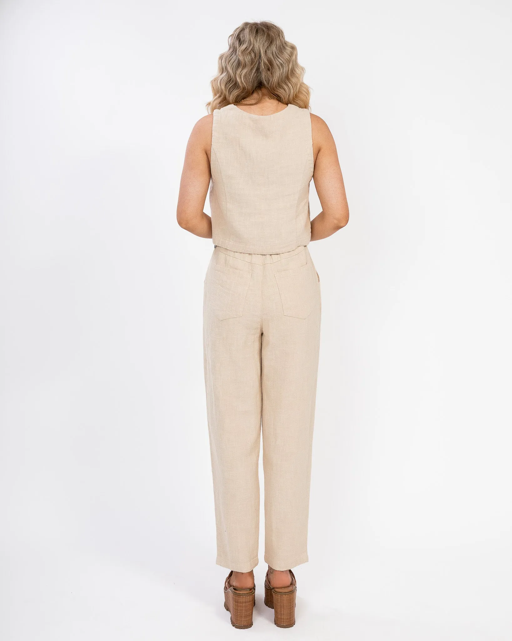 Island Breeze Pants: Natural