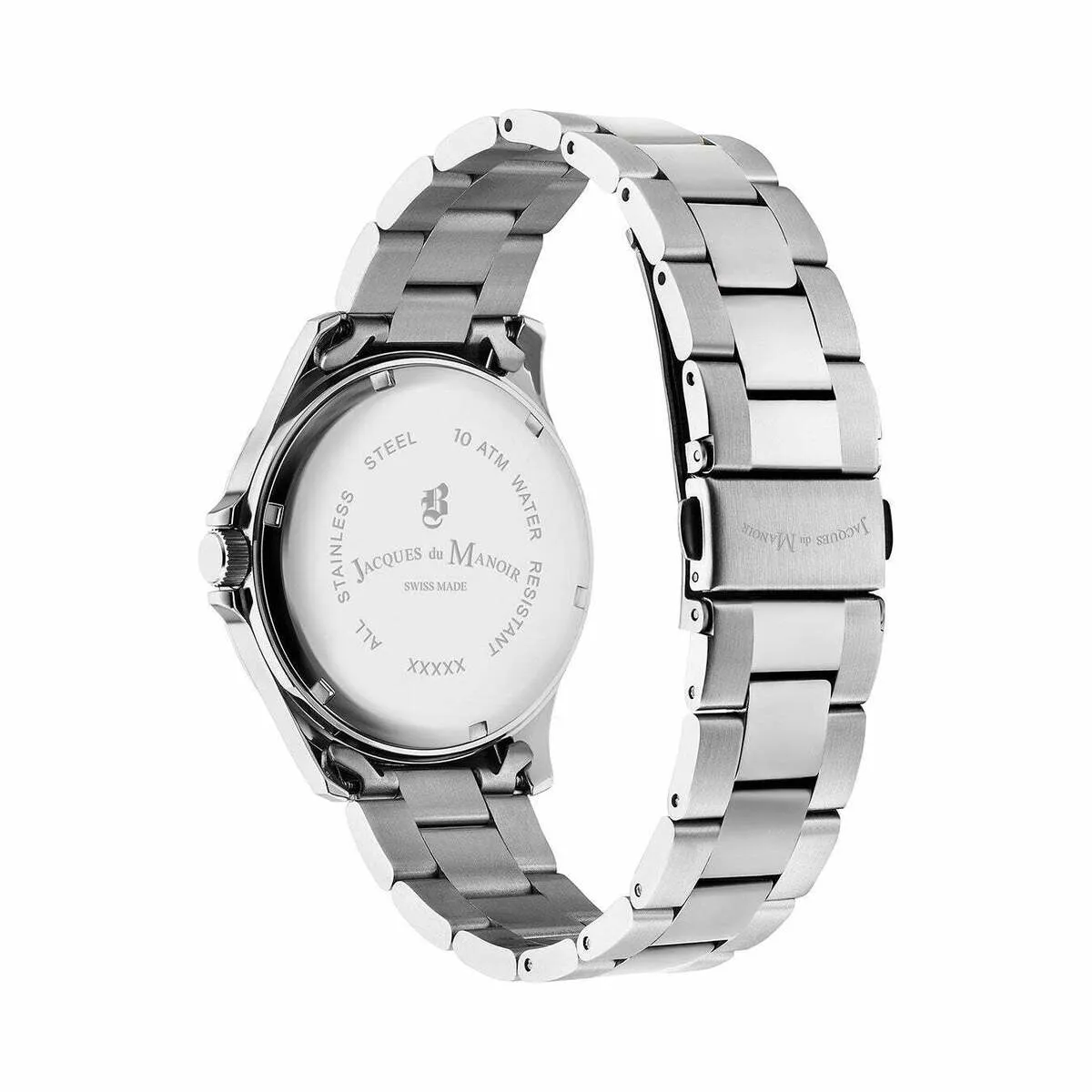 JDM Military (Jacques Du Manoir) - WG005-02 - Alpha II - Stainless Steel Wrist Watch for Men - 10 ATM