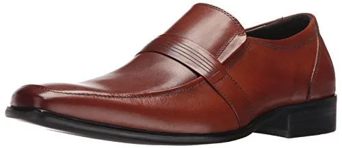 KENNETH COLE REACTION MEN'S MILL-ENIAL SLIP-ON LOAFER, COGNAC, 13 M US