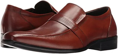 KENNETH COLE REACTION MEN'S MILL-ENIAL SLIP-ON LOAFER, COGNAC, 13 M US