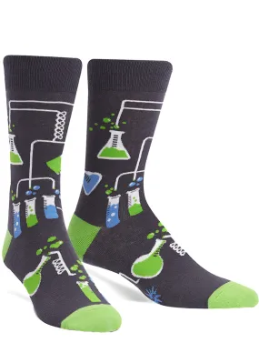 Laboratory Glow-in-the-Dark Men's Socks
